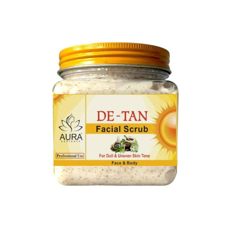 Aura radiance Professional Dtan Jumbo Facial Set Pack Of 4 Scrub/Gel /Cream/pack  (4 x 380 g)