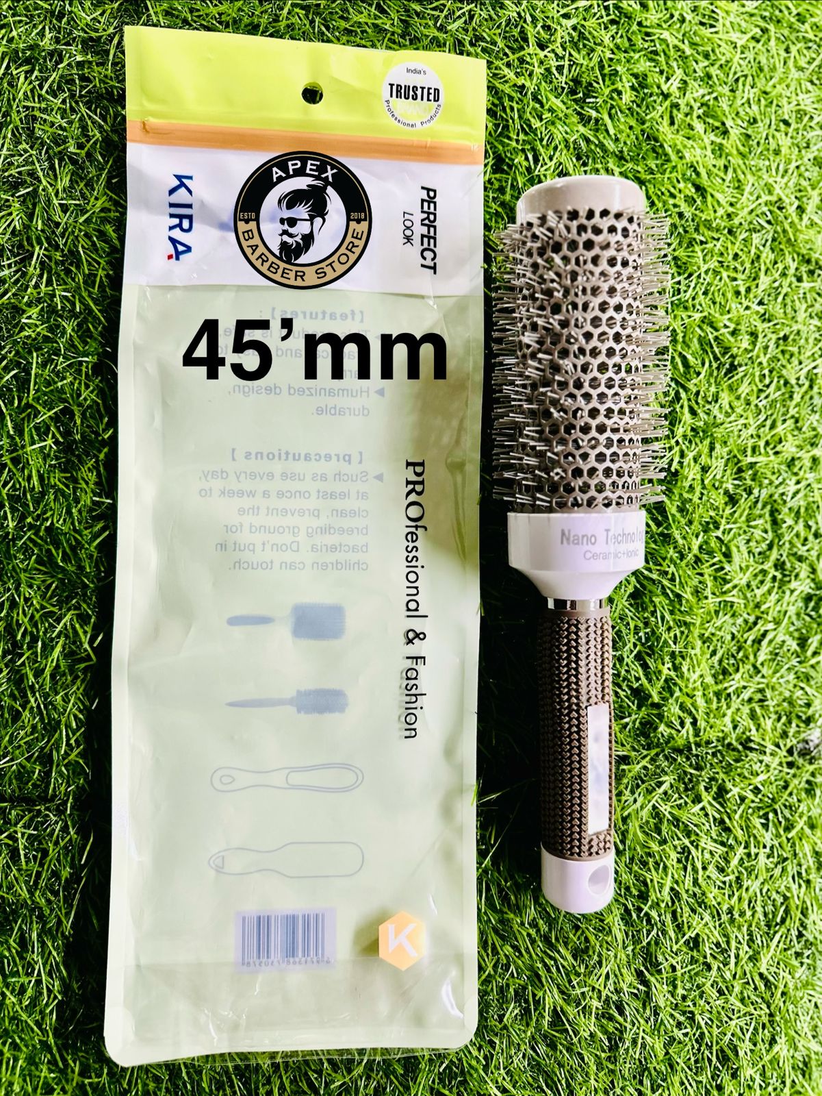 Professional Hair Styling Ceramic Round Brush 45mm | Anti-Heat