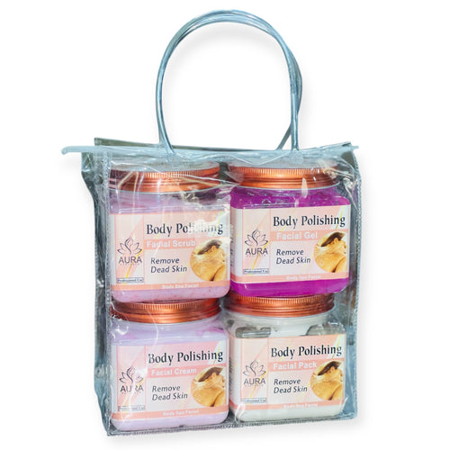 Aura Radiance Professional Body polishing  Body Spa Facial For All Types of skin 380x4=1520gm