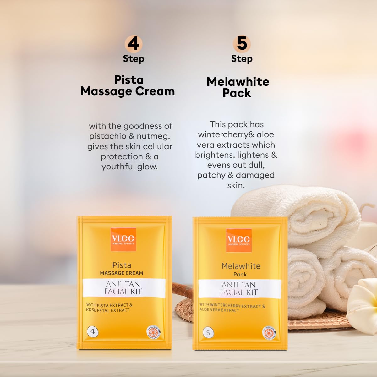 VLCC Salon Series Anti Tan Facial Kit ( 6 Facials ) - 300g