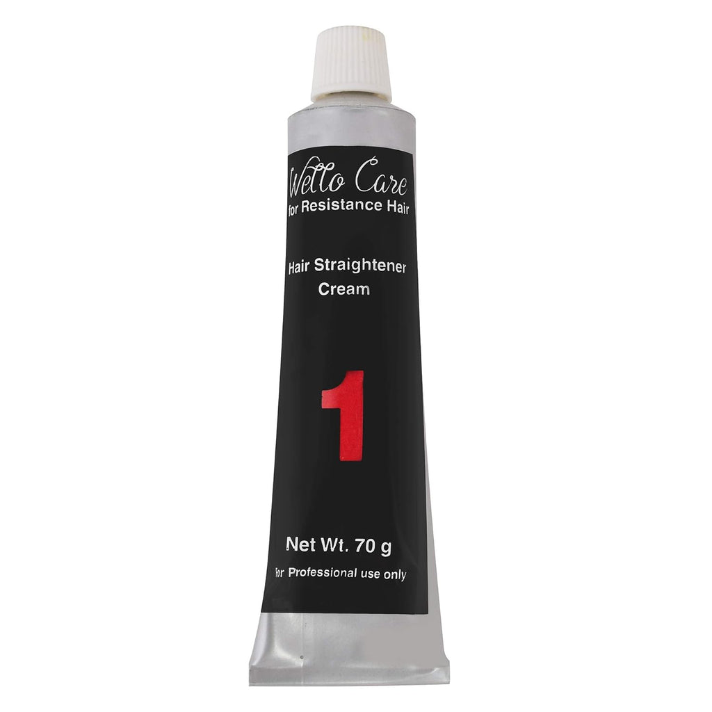 Wello Care Hair straightening Cream for Resistant Hair 120gm
