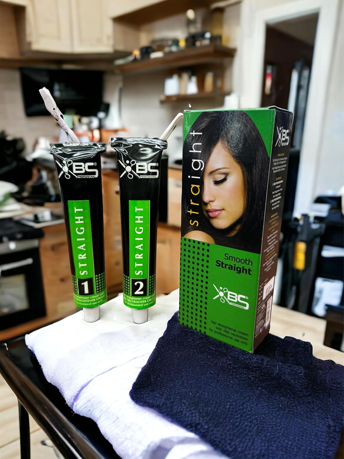 Xbs Professional Smooth Hair Straight Cream Hair Straightener Cream With Neutralizer