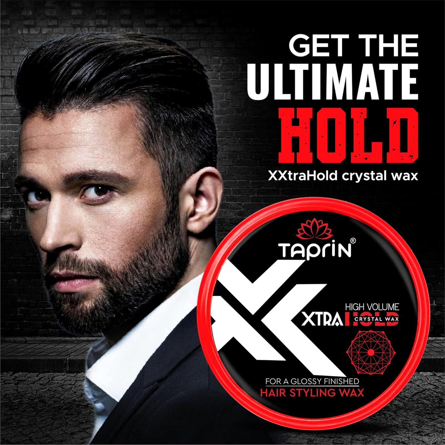 taprin High Volume Xtra Strong Hold Hair Styling Wax 80ml