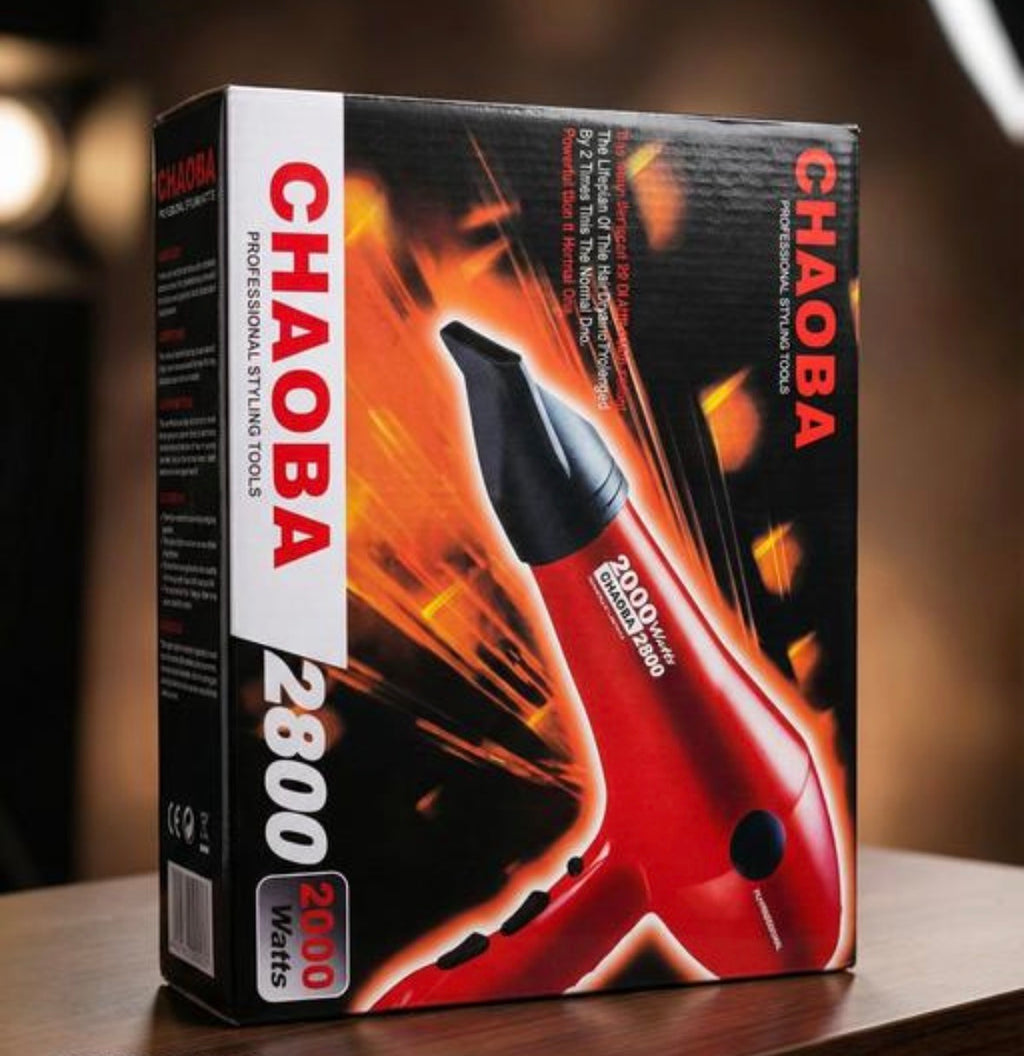 Chaoba Professional Hair Dryer 2000w with Hot and Cold option dual speed Heavy quality