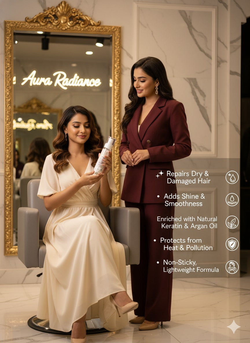 Aura radiance Professional Keratin Botox post care Hair Serum For All types of Hair 120ml