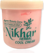 Nikhar 2 PC COMBO Mentholated After Shave Herbal Cool Cream 100% Original (400 g)