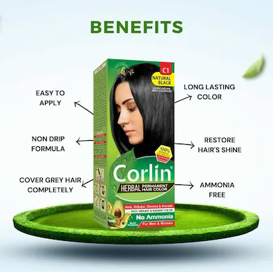 corlin hair color natural black pack of 2