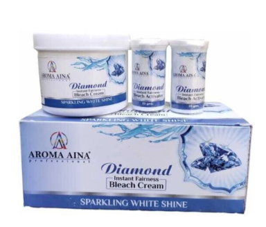 aroma aina Diamonds Skin Bleach Cream For Instant Fairness 300gm