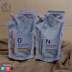 Aura radiance Professional Hair Straightening Cream & Neutralizer with Cationic Technology (900 ml)