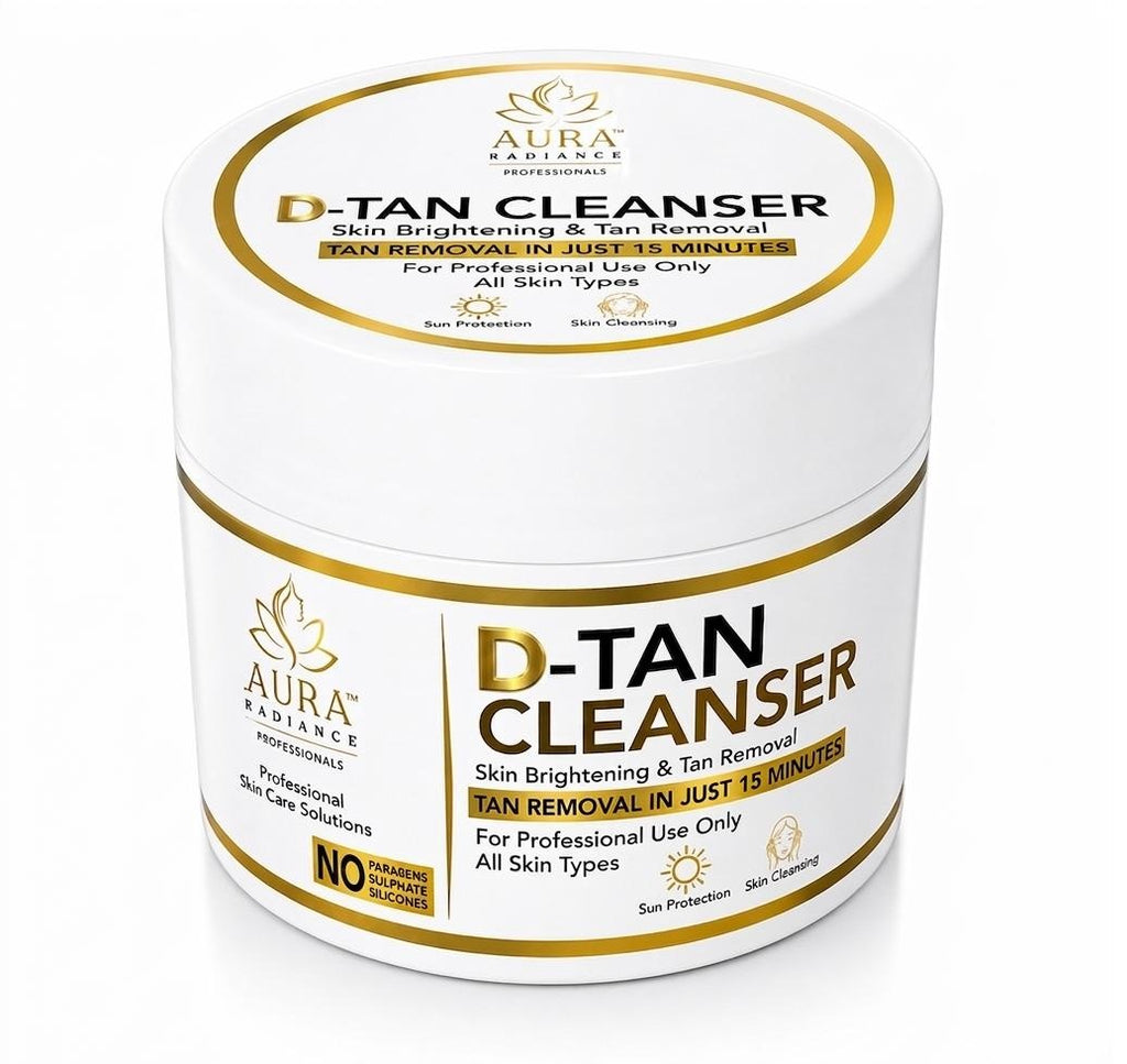 Aura Radiance Professional D tan Cleanser For instant brightening and Glowing Skin Tan removal (200 g)