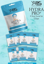xbs professional hydra pro facial pouch kit 8 steps