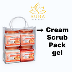 aura radiance manicure pedicure foot and hand spa kit pack of 4 1520gm