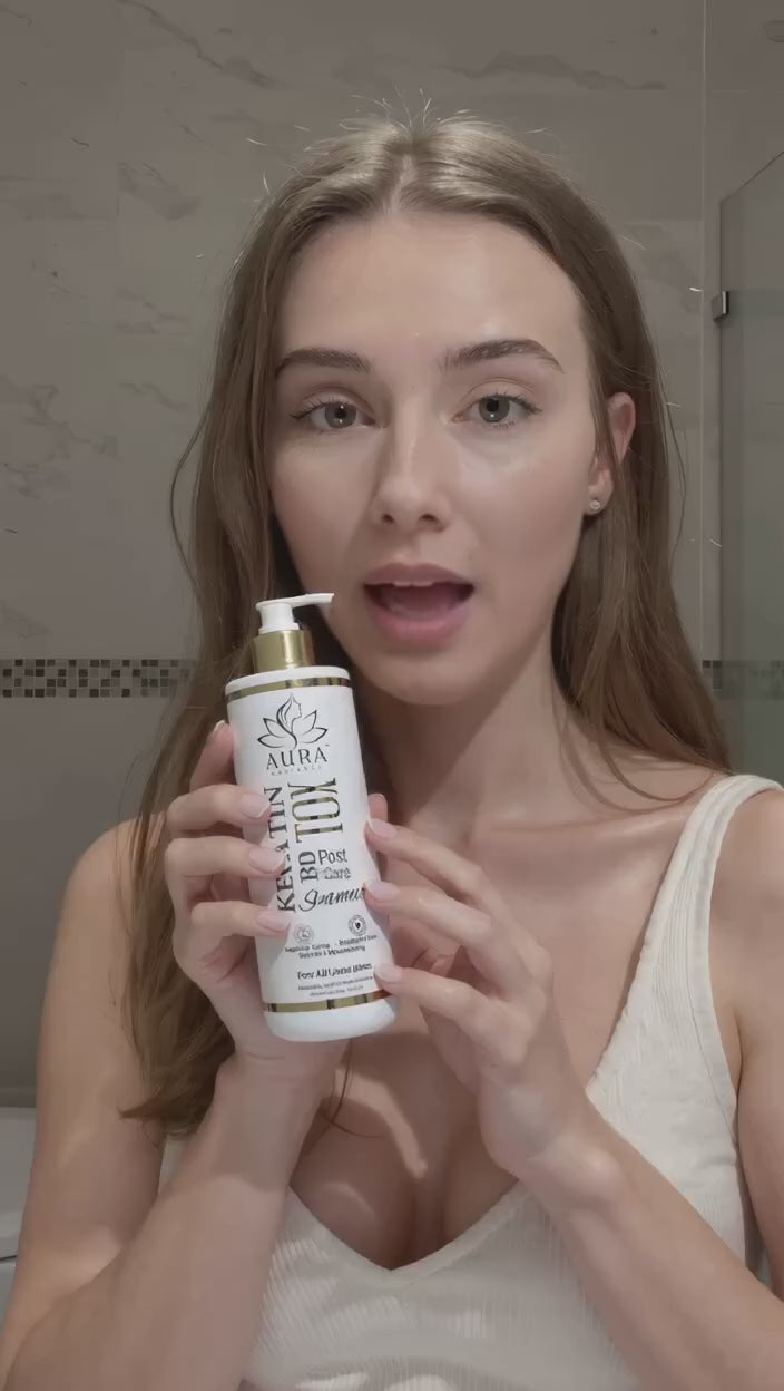 Aura radiance Keratin Botox Post Care Hair shampoo and mask Sulphate / paraben free All types of hair 500’ml each