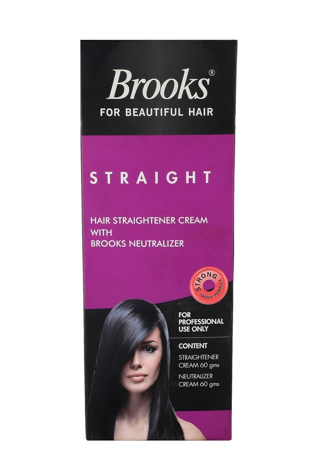 Brooks Straighten & Rebonding Cream (60g) With Neutralizer Hair Cream (60 g)