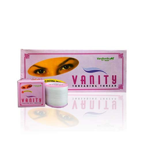 Vanity Eyebrow Threading Thread -Pack of 1 box of 10 Spools)